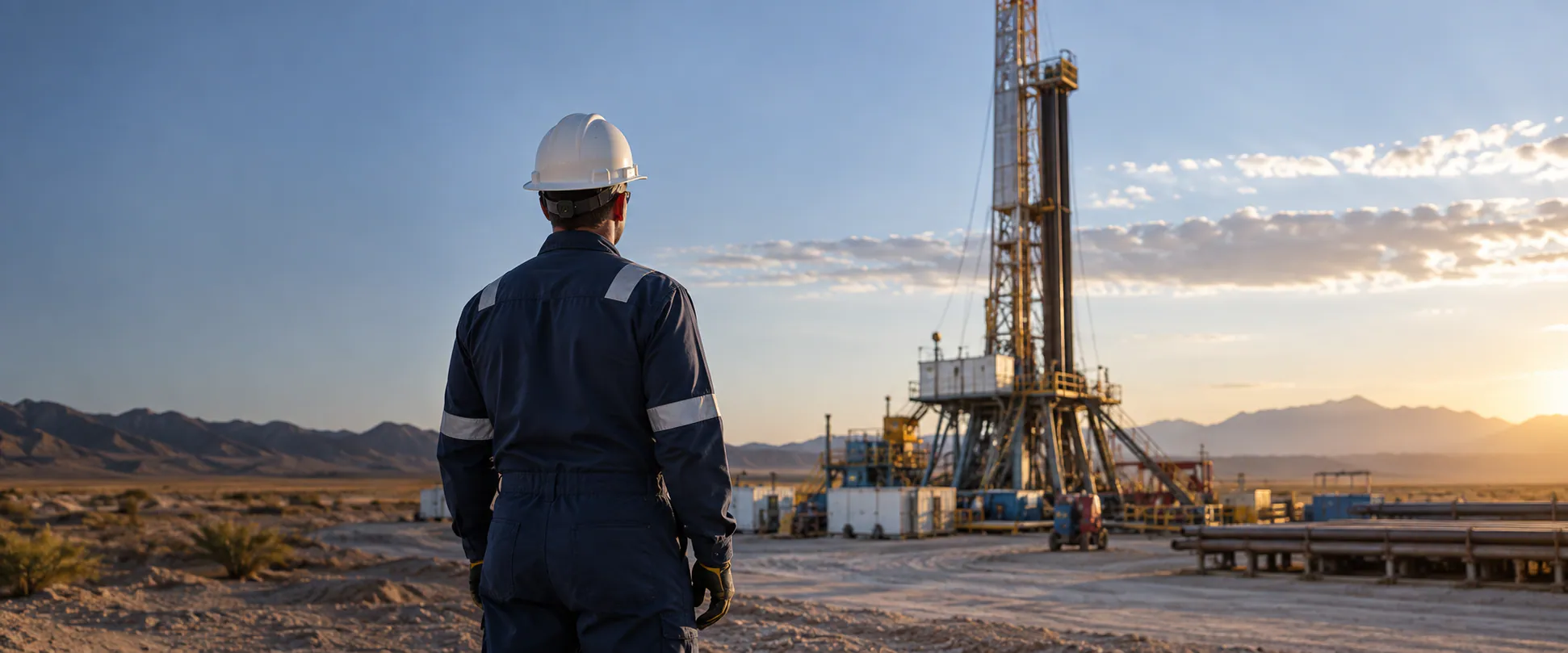 Well intervention rig operating in an oilfield